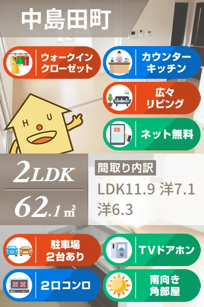レーベンヒルズ A棟 202のお部屋の特徴
