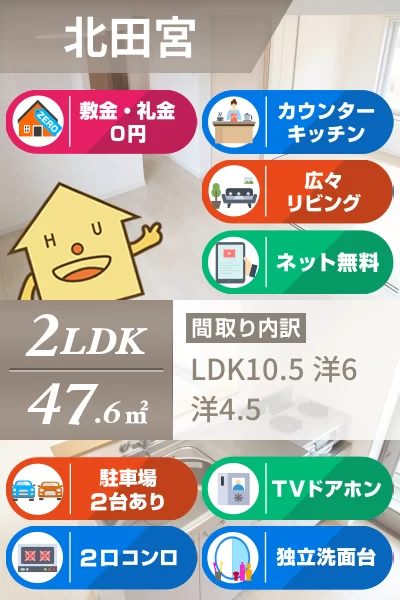 コォーリングマンション1 3-2のお部屋の特徴