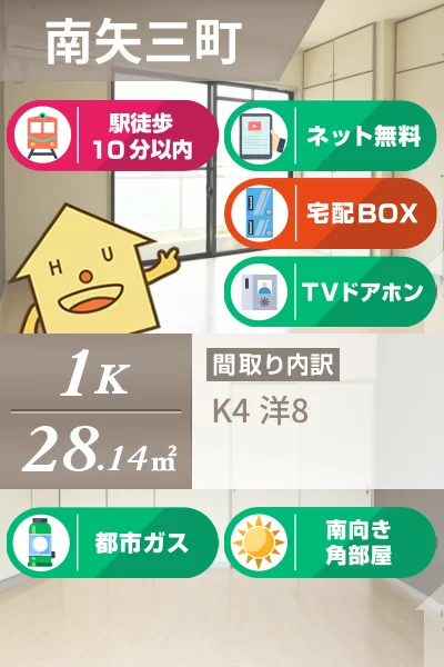 ハイツ伊世 101のお部屋の特徴