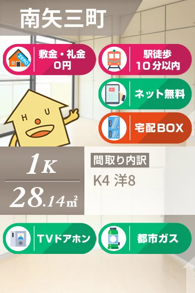 ハイツ伊世 203のお部屋の特徴