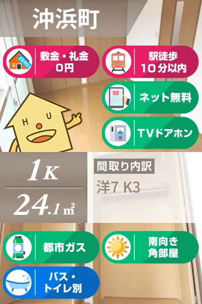ルミナスコート 203のお部屋の特徴