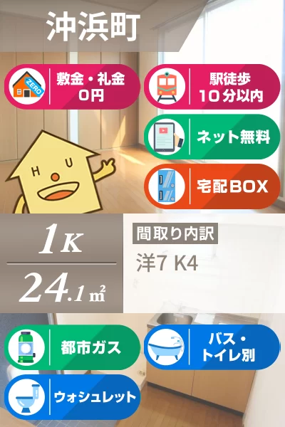 ルミナスコート 206のお部屋の特徴