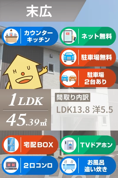 クラヴィエM 2 103のお部屋の特徴
