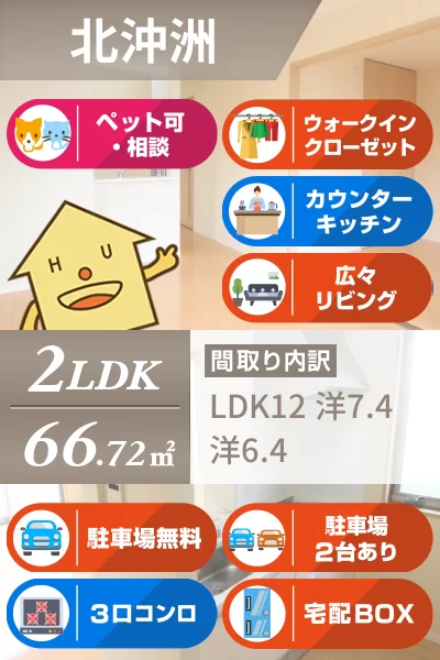 プロヌーブ沖洲I番館 201のお部屋の特徴