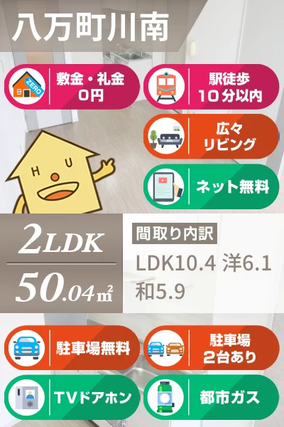 シャーメゾン八万 2番館 105のお部屋の特徴