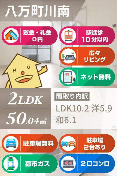 シャーメゾン八万 2番館 203のお部屋の特徴