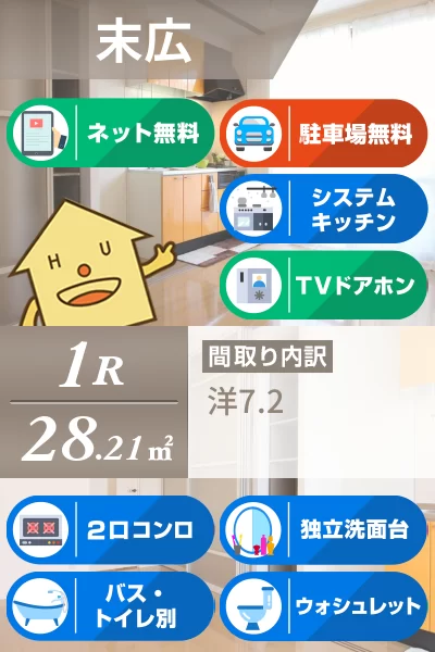 シャーメゾンM 203のお部屋の特徴