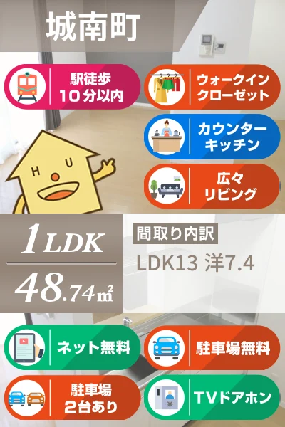 シャーメゾン城南 101のお部屋の特徴