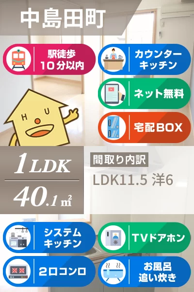 サンライズ 105のお部屋の特徴