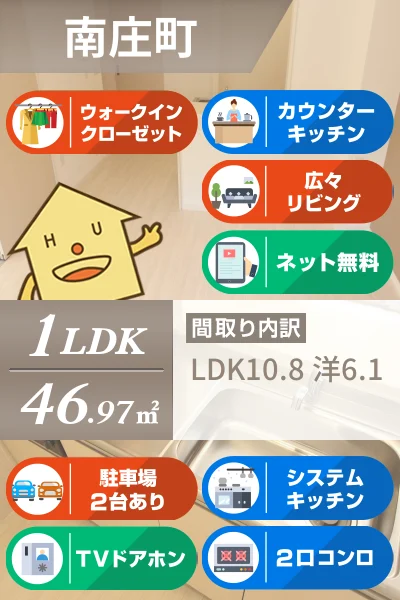 まゆ山弐番館 202のお部屋の特徴