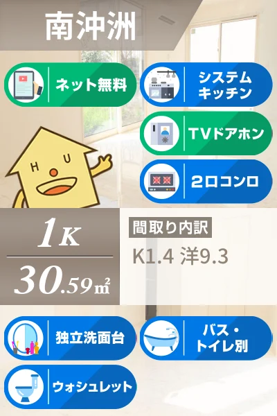 エテルノ 203のお部屋の特徴