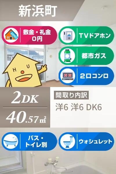 クレセント 203のお部屋の特徴