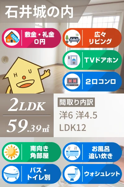 パインヒル石井 A 201のお部屋の特徴