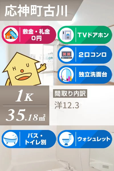 グレースコート A 102のお部屋の特徴