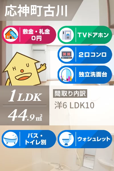 グレースコート B 203のお部屋の特徴