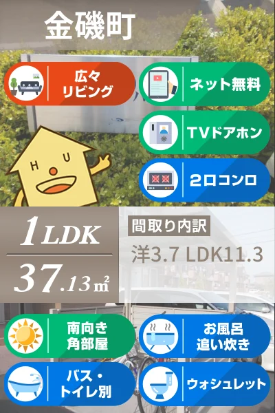 ティファニーハイツ I 103のお部屋の特徴
