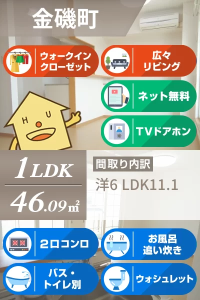 ティファニーハイツ I 203のお部屋の特徴