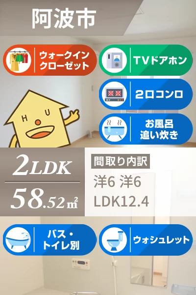 ヴィオラ 203のお部屋の特徴