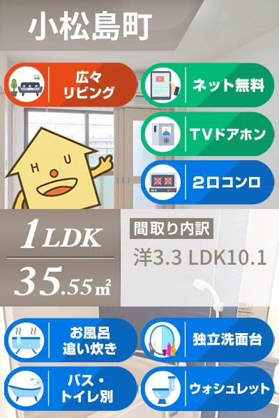 ボヌール A 106のお部屋の特徴