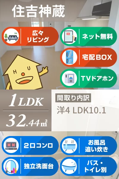 ナリッシュ・コート 105のお部屋の特徴