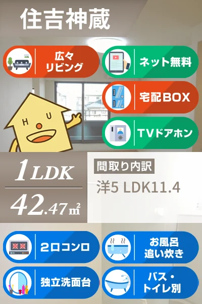 ナリッシュ・コート 201のお部屋の特徴