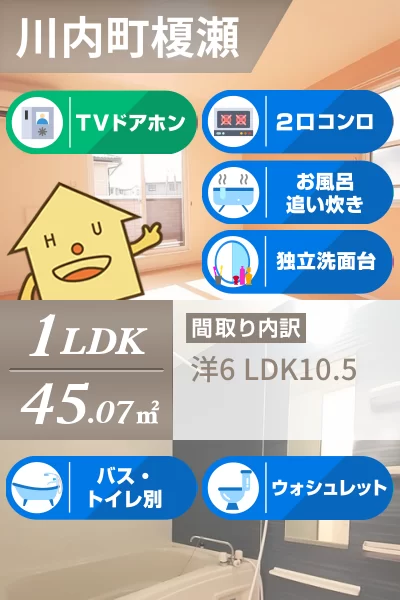 AKARI 203のお部屋の特徴