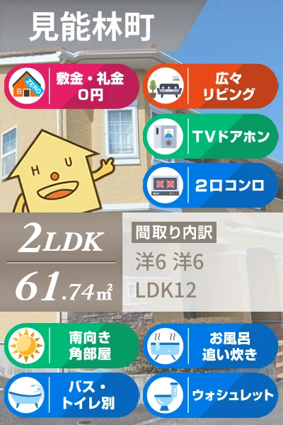 メゾン・ラ・フォンテーヌ 203のお部屋の特徴