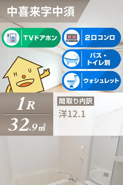 トレスアールヴォレ A 102のお部屋の特徴