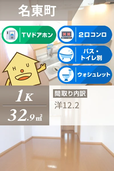 ブライトガーデン A 103のお部屋の特徴