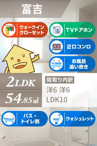 サスティナブル 205のお部屋の特徴