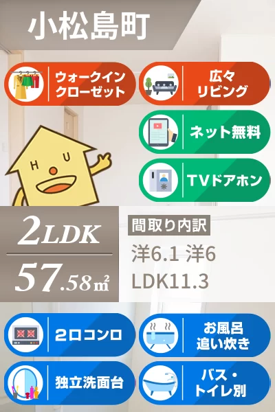 サンシャインT・I 202のお部屋の特徴