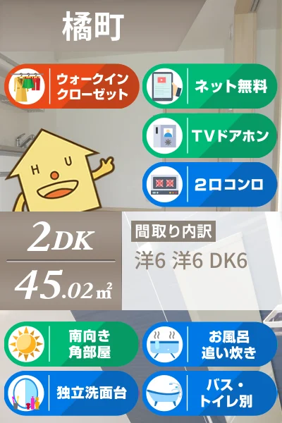 ポート・レーゼ 幸野 102のお部屋の特徴