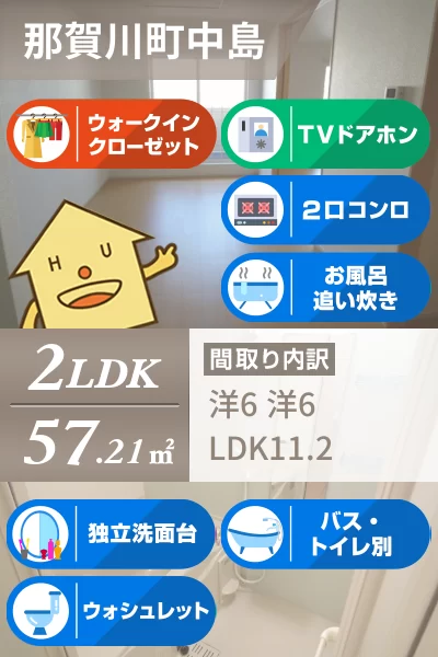 ルーナ 202のお部屋の特徴