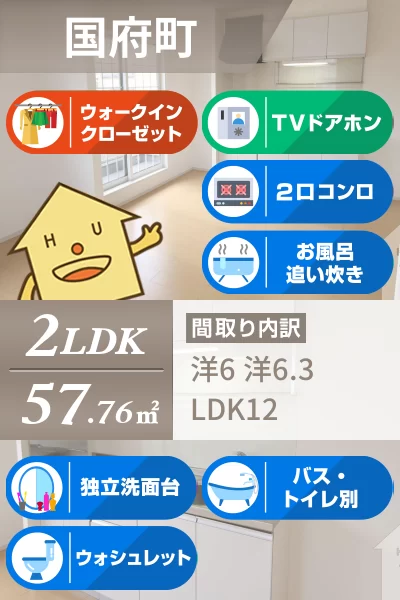 アン・ファミーユ 201のお部屋の特徴