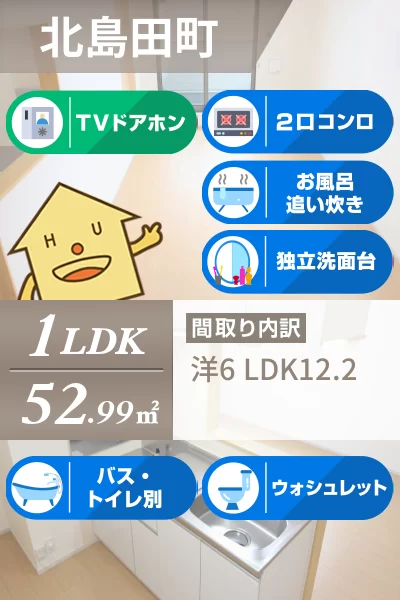 フィオーレNS IVーA 302のお部屋の特徴