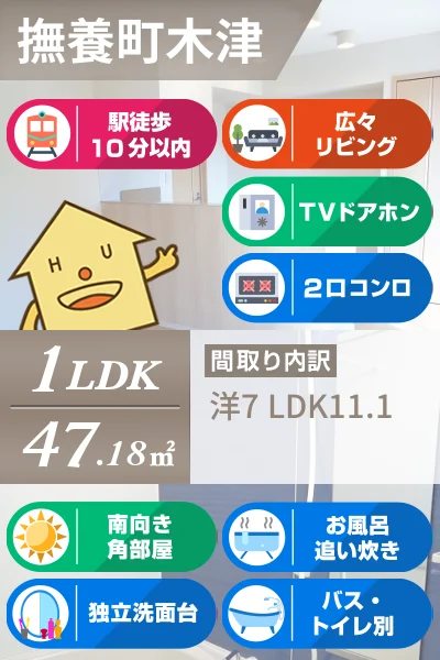 ウィルレジデンスIX 102のお部屋の特徴