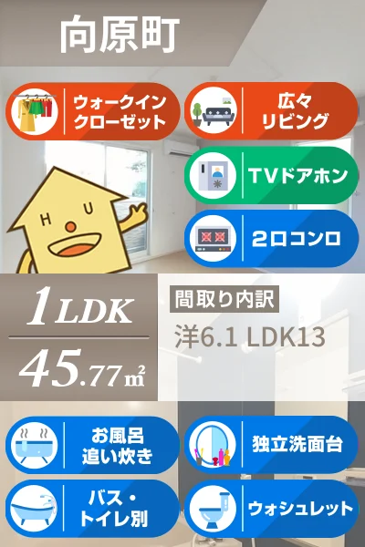 アネッサ A 101のお部屋の特徴