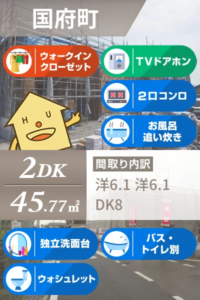 グリーンハウス II 105のお部屋の特徴