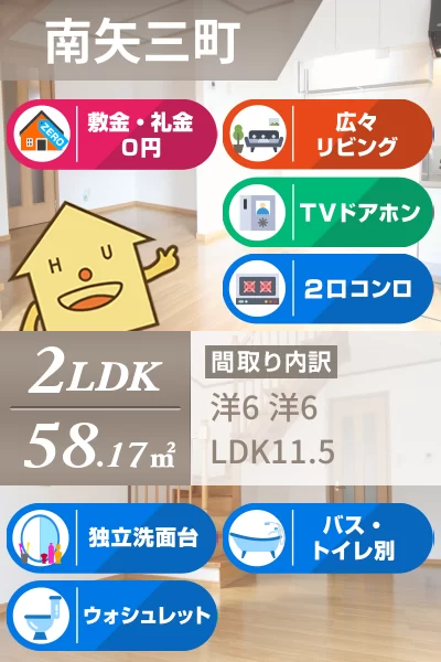 モア ルフラン 102のお部屋の特徴