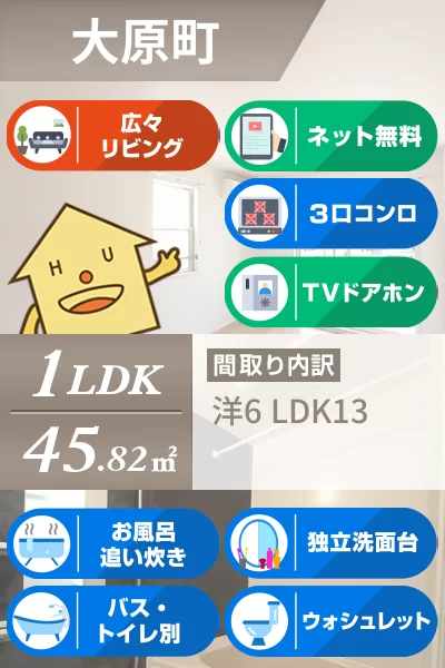 ワンピースII 101のお部屋の特徴
