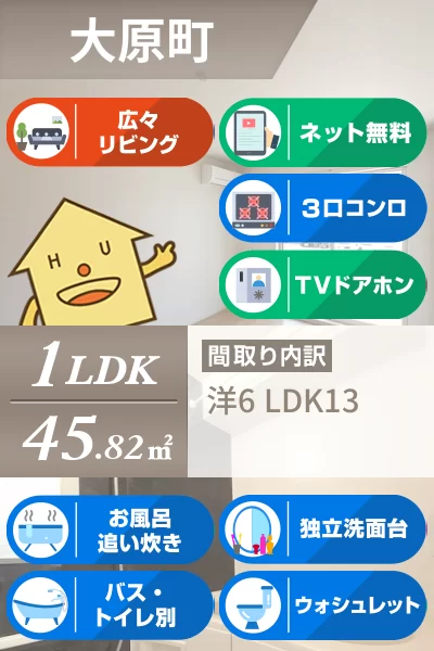 ワンピースII 102のお部屋の特徴