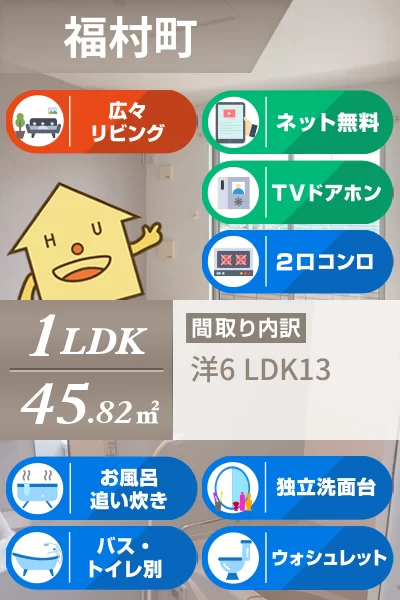 グリーンビレッジ 102のお部屋の特徴