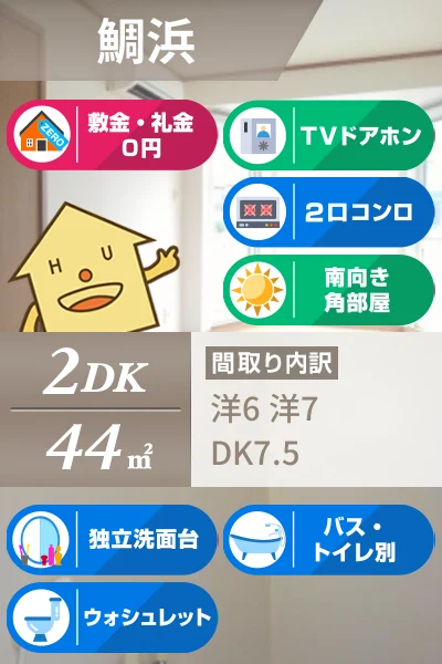 クレストール北島 C 103のお部屋の特徴