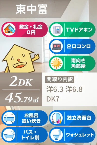 ビレッジあいA 103のお部屋の特徴