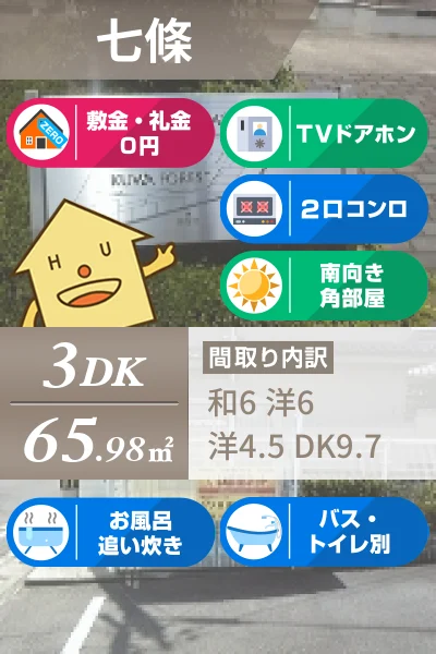 クワ フォレスト 201のお部屋の特徴
