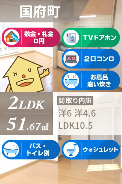 サントゥール サウス 203のお部屋の特徴