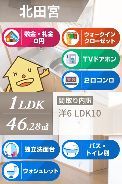 アルト・アルベロA 203のお部屋の特徴