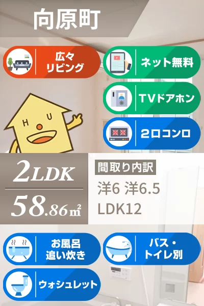 アンジェリカ C 202のお部屋の特徴