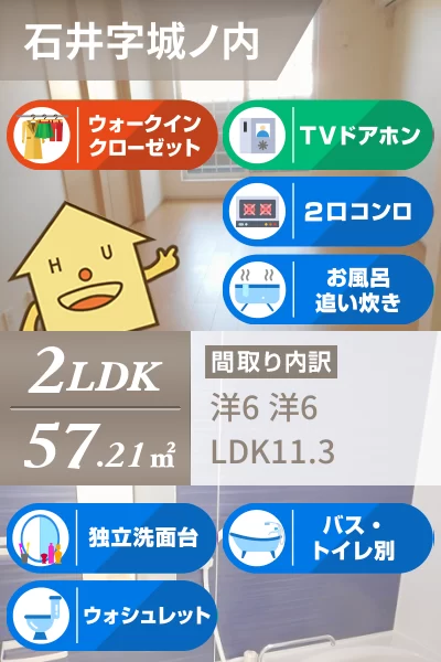 グロワール 205のお部屋の特徴