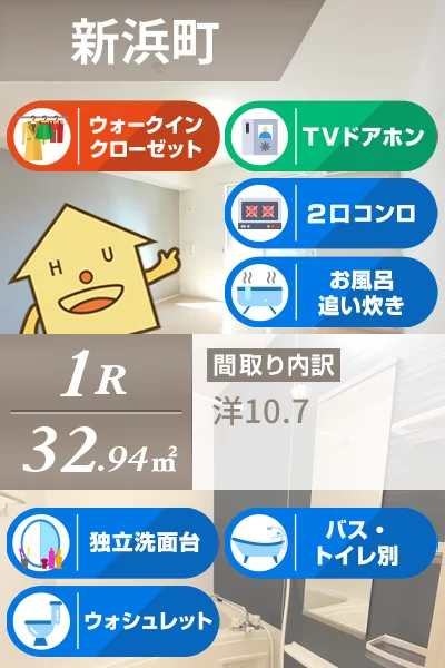 プリムローズ 南浜A 102のお部屋の特徴